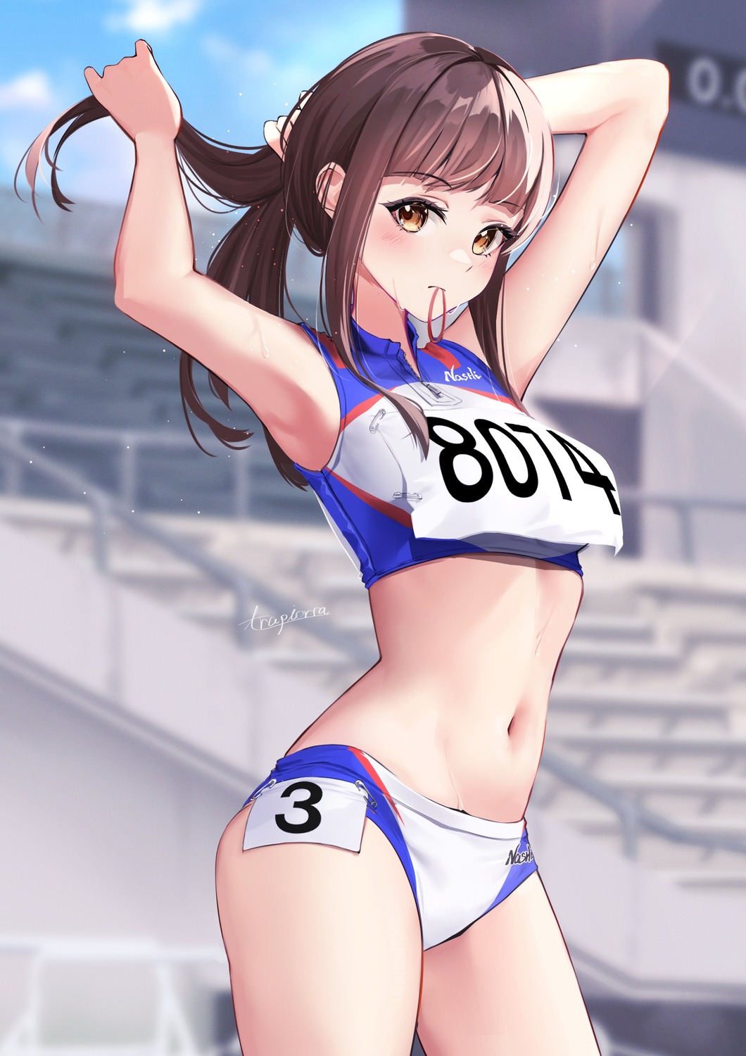 Trapiorra Artist Revision Buruma Gym Uniform Wet 1056743 Yandere 